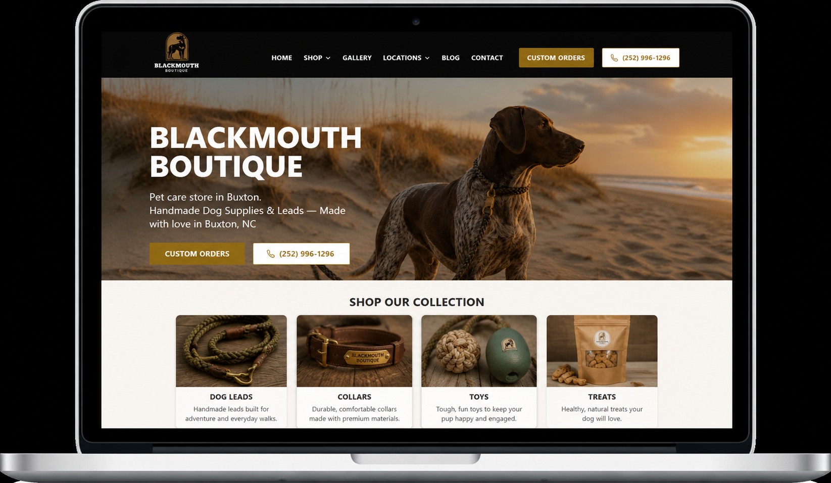 Blackmouth Boutique website